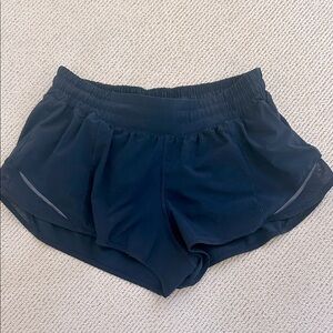Lululemon Athletica Dark Blue Women's Athletic Shorts